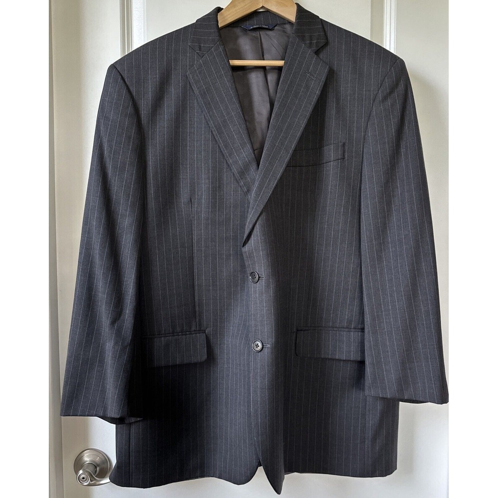 Brooks Brothers 1818 Wool Suit 46R 41W Estrato Trabaldo Togna Makers Luxury USA - Picture 2 of 12